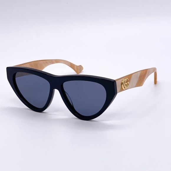 💯 Authentic Gucci Blue Cat Eye Ladies Sunglasses GG1333S 004 - Picture 9 of 15